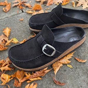Birkenstock "Buckley" Black Suede Size EU37 US6-6.5
